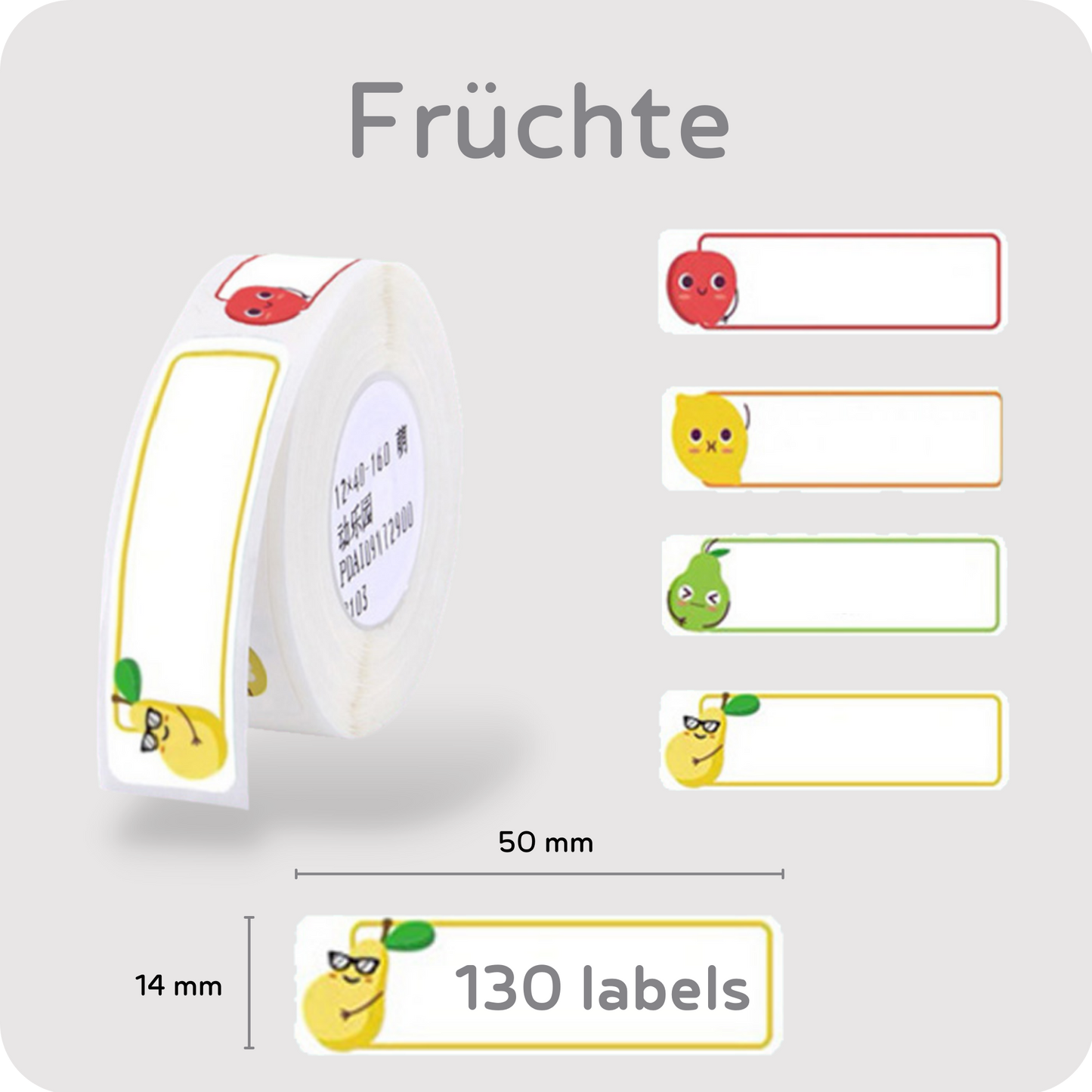 Nachfüllrollen mit farbigen Motiven